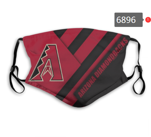 2020 MLB Arizona Diamondback Dust mask with filter-0